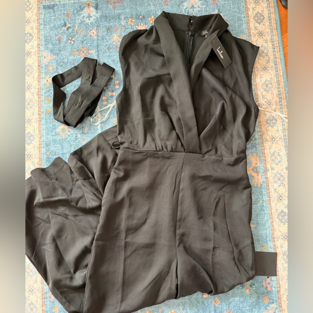 Lulu's Classic Black Jumpsuit